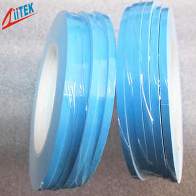 1.2 W / mK با کیفیت بالا آبی نوار دو طرفه نوار چسب حرارتی برای لامپ Fluorescent چراغ رهبری 50 Shore A