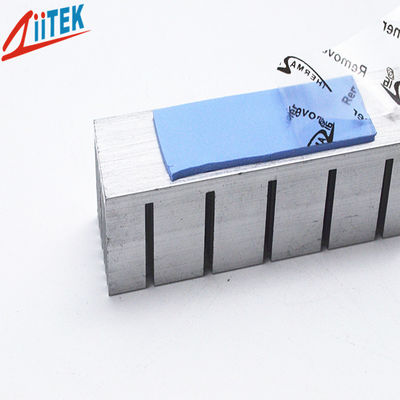 BLUE 3.2W / MK سیلیکون پد حرارتی با 40 SHORE00، Tem -50 تا 200 ℃
