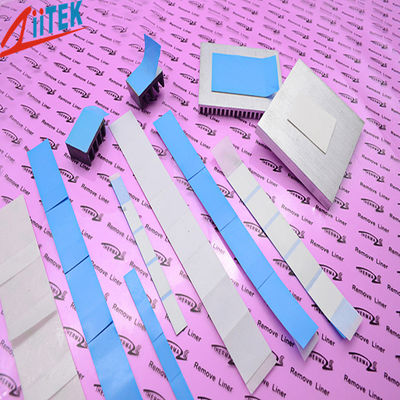 1.2 W / mK با کیفیت بالا آبی نوار دو طرفه نوار چسب حرارتی برای لامپ Fluorescent چراغ رهبری 50 Shore A