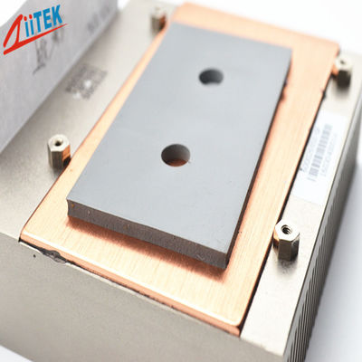 لامپ های LED سیلیکونی پد رسانای حرارتی 5.0W/MK، ورق لاستیکی فروکش حرارت خاکستری -50 تا 200 ℃