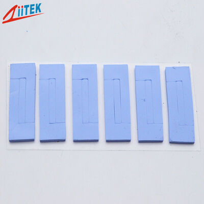 Soft Compressible 3.2W/MK Blue Thermal Conductive Pad For Handheld Portable Electronics