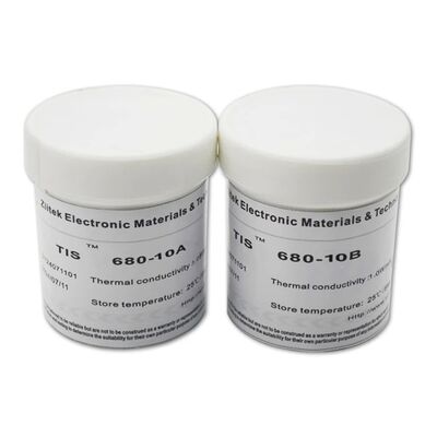 ترکیب دو جزء سیلیکون حرارتی رسانا با 1.0 W/m-K برای چسباندن فلز و PCB
