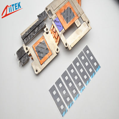 سختی هیت سینک CPU 2.5W/MK 25 Shore 00 پد رسانای حرارتی برای قطعات الکترونیکی